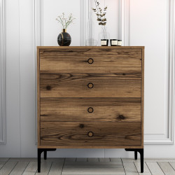 Comoda Mirage Meble Lizbon 539 (Walnut)