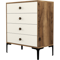 Comoda Mirage Meble Lizbon 540 (Cream/Walnut) Thumb