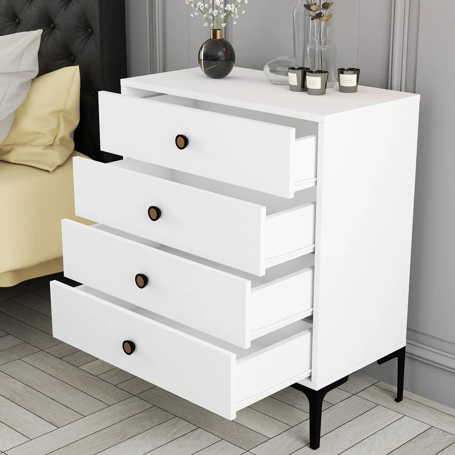 Комод Mirage Meble Lizbon 542 (White)