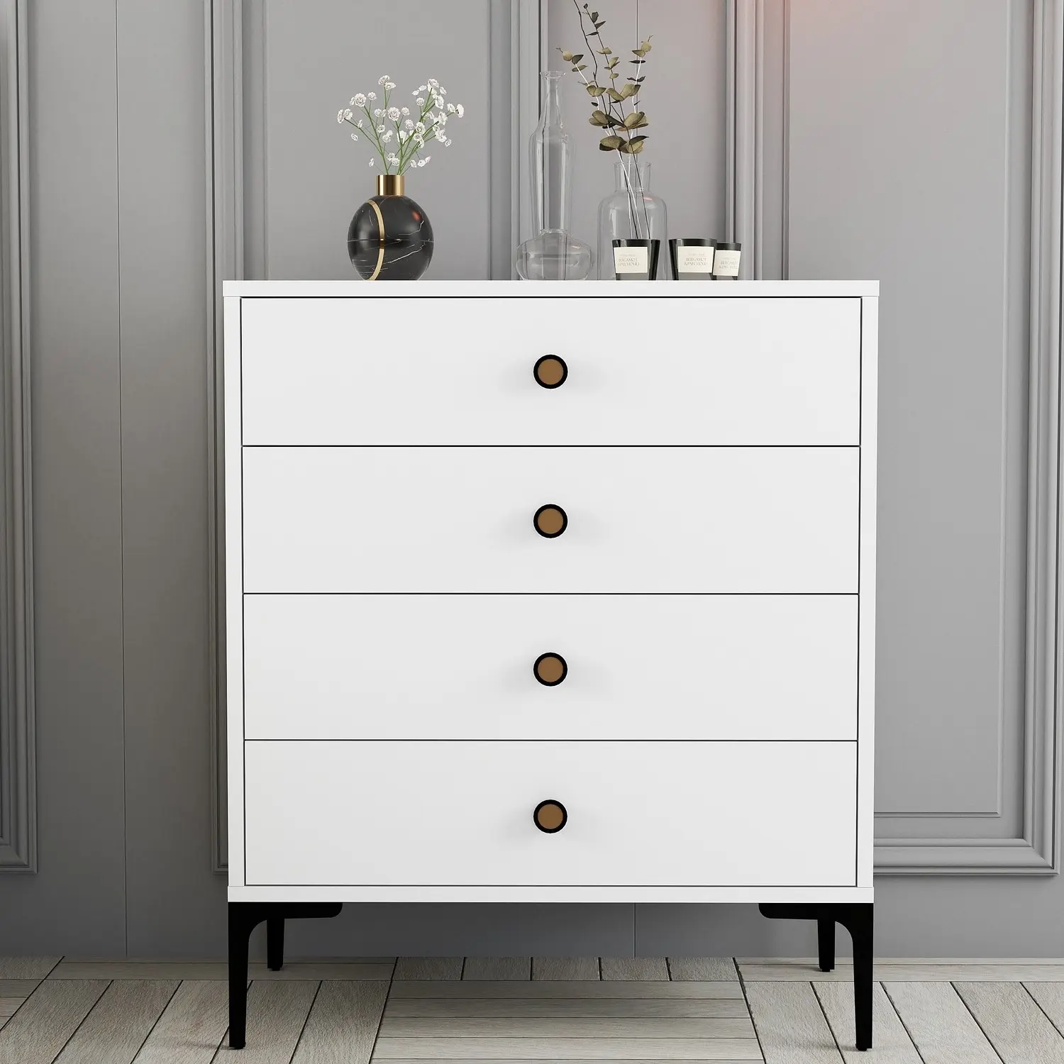 Комод Mirage Meble Lizbon 542 (White)