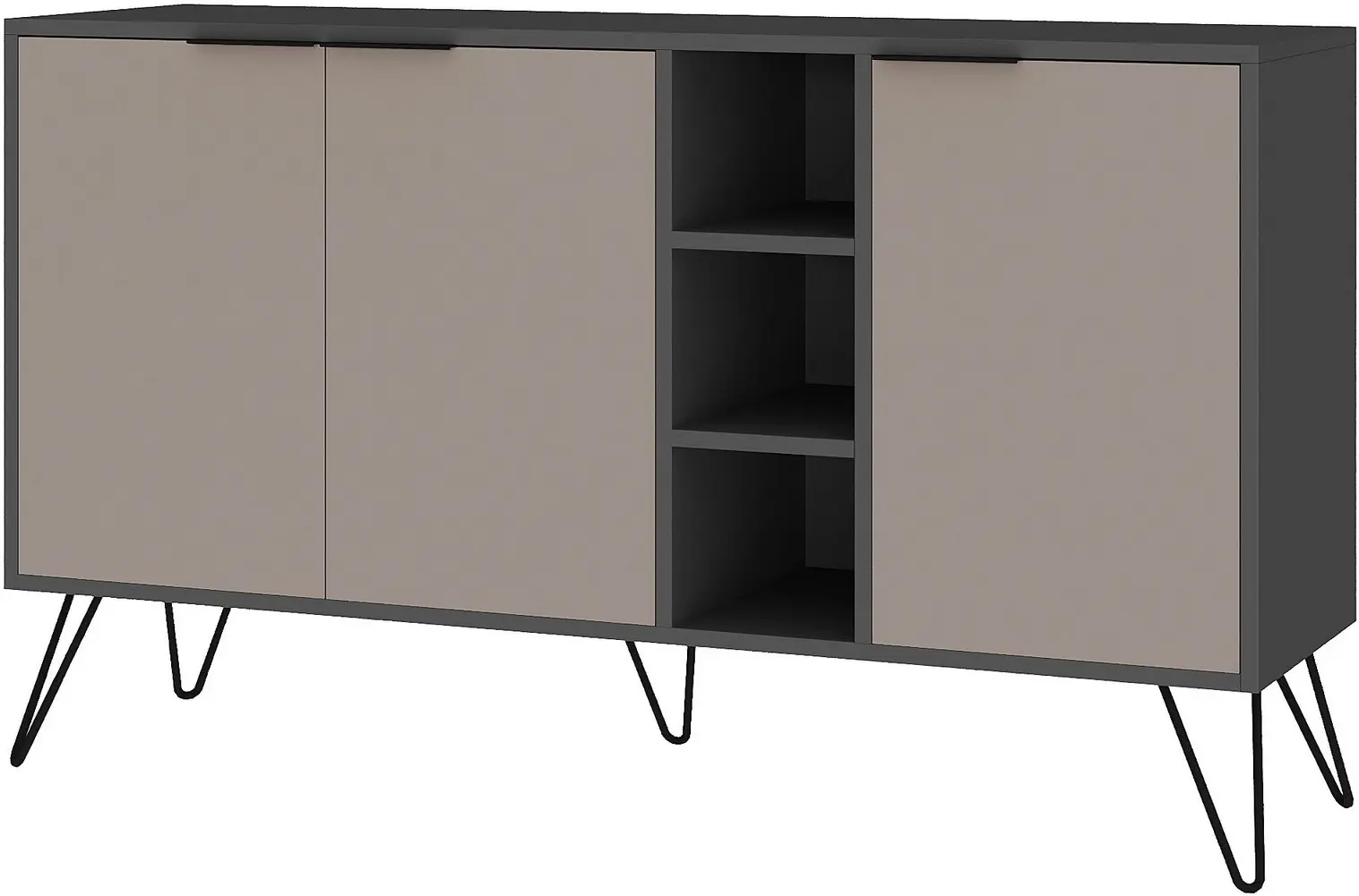 Тумба Mirage Meble Clara (Anthracite/Light Mocha)