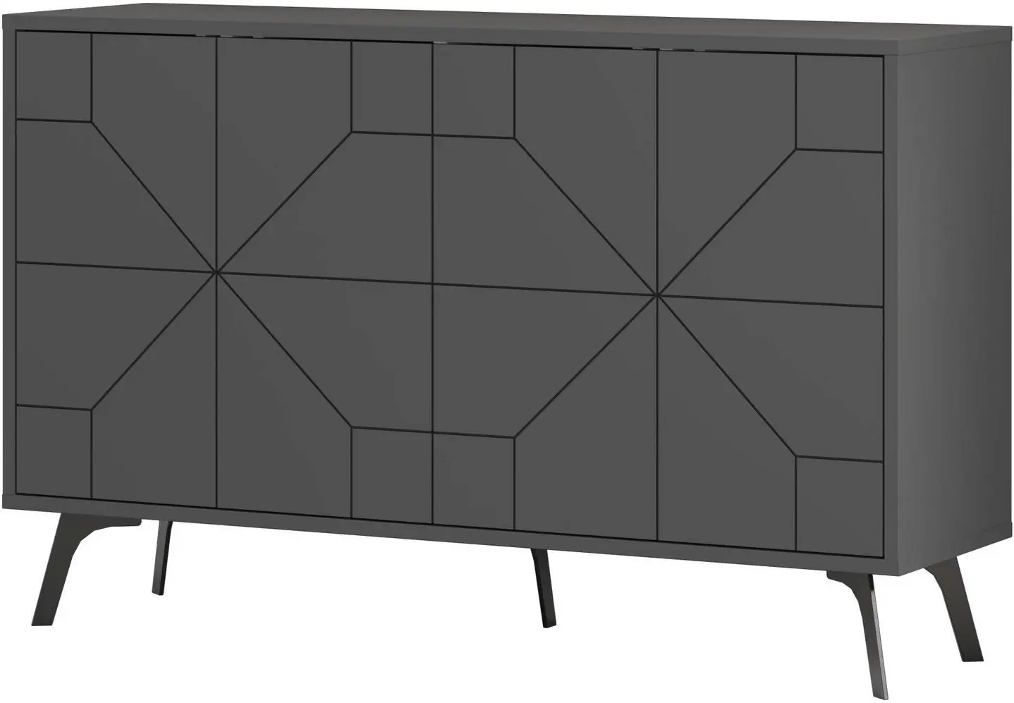 Tumba Mirage Meble Dune 123x62x35 (Anthracite)