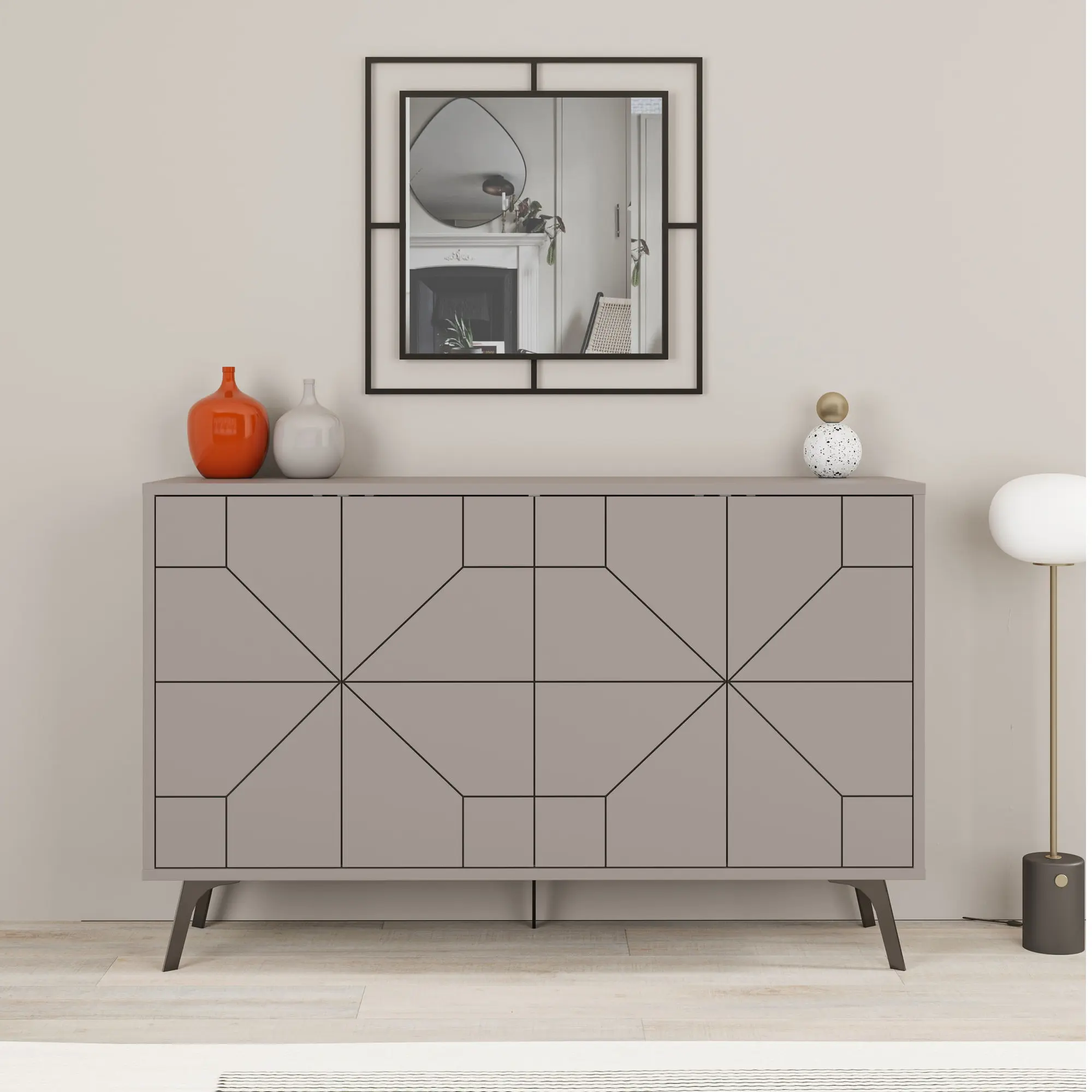 Тумба Mirage Meble Dune 123x62x35 (Light Mocha)