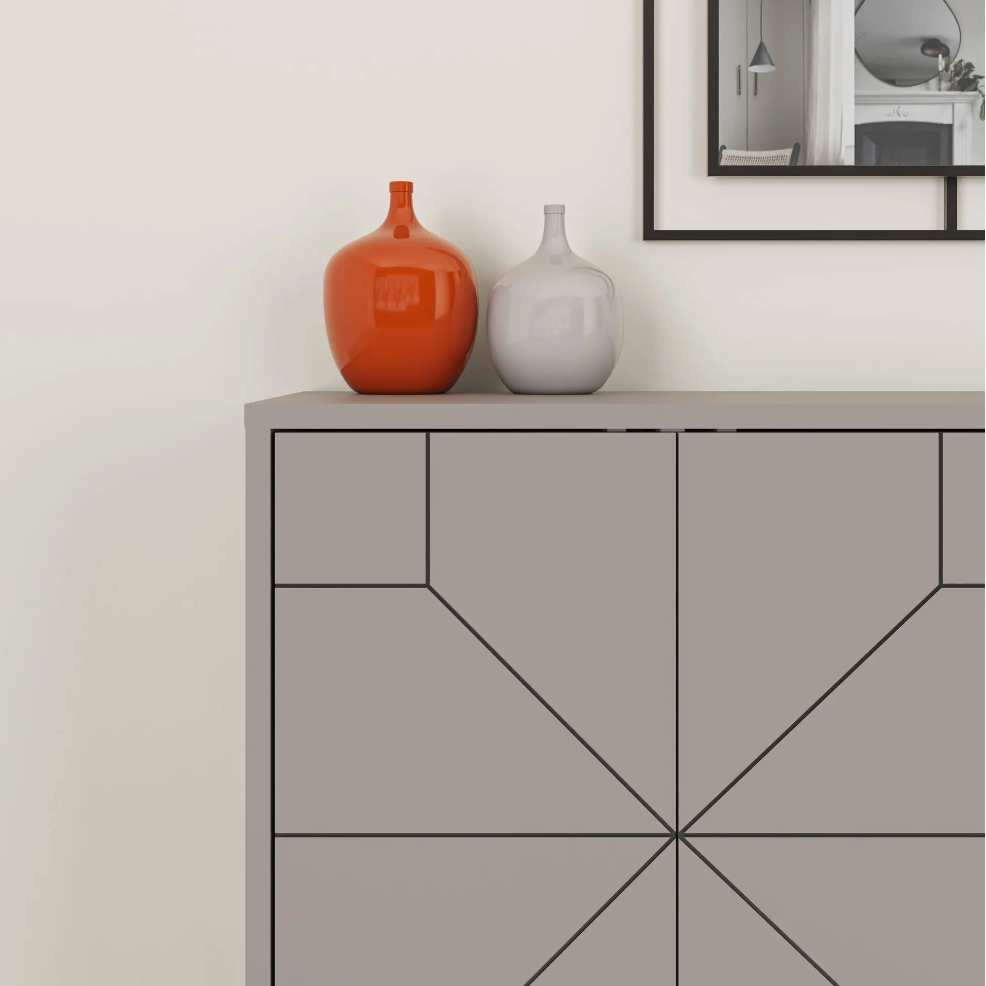 Тумба Mirage Meble Dune 123x62x35 (Light Mocha)