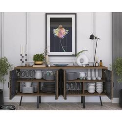 Tumba Mirage Meble GD115 (Hitit Walnut/Black Marble) Thumb