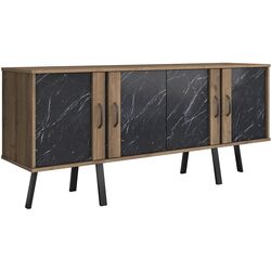 Tumba Mirage Meble GD115 (Hitit Walnut/Black Marble) Thumb