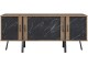 Тумба Mirage Meble GD115 (Hitit Walnut/Black Marble)