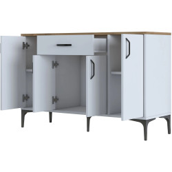 Тумба Mirage Meble JE136 (White/Walnut) Thumb