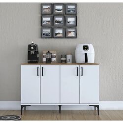 Тумба Mirage Meble JE162 (White/Walnut)