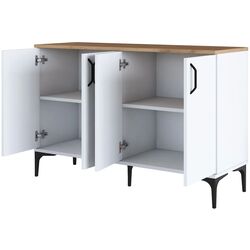 Tumba Mirage Meble JE162 (White/Walnut) Thumb