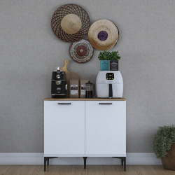 Tumba Mirage Meble JE190 (White/Walnut) Thumb