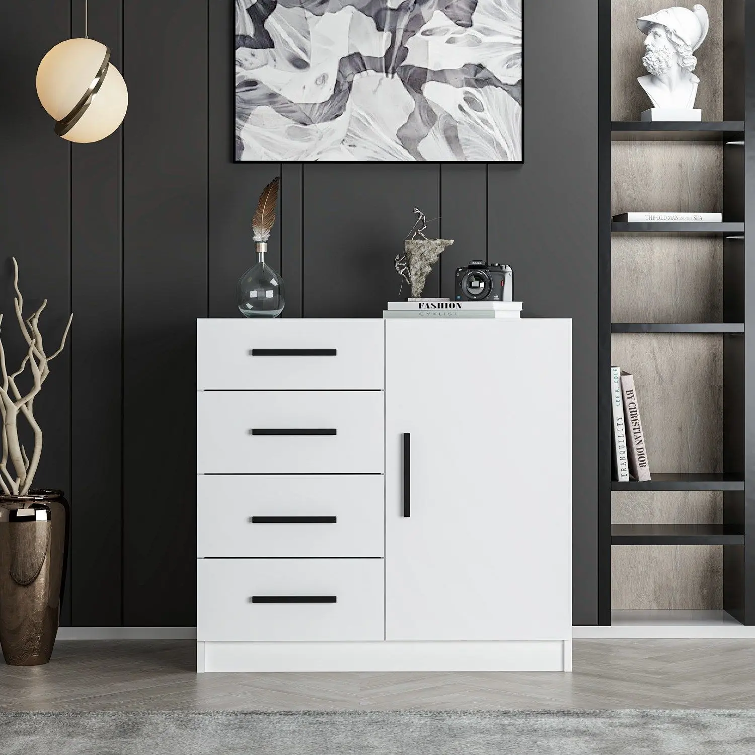 Tumba Mirage Meble Kale 7901 (White)