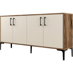 Tumba Mirage Meble Kiev 160 (Cream/Walnut) Thumb