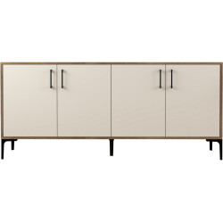 Tumba Mirage Meble Kiev 180 (Cream/Walnut) Thumb