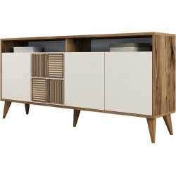 Тумба Mirage Meble Milan 160 (Cream/Walnut) Thumb