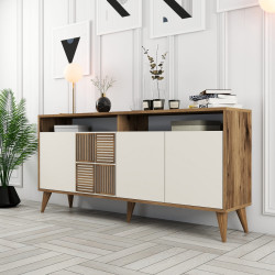 Тумба Mirage Meble Milan 160 (Cream/Walnut) Thumb