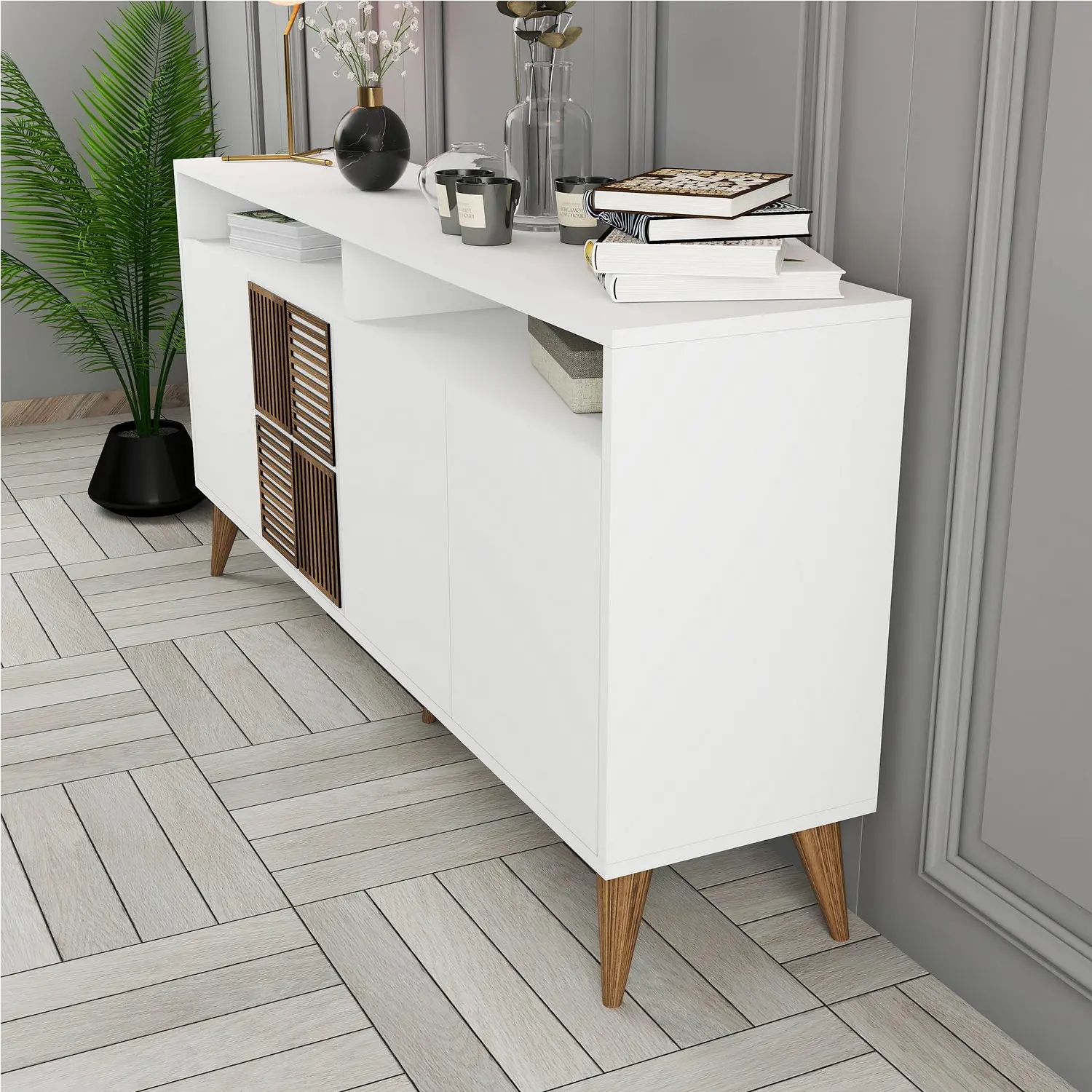 Tumba Mirage Meble Milan 160 (White)
