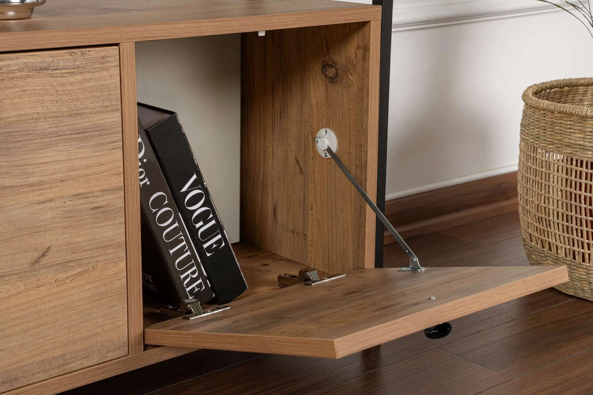 Tumba Mirage Meble Solace (Atlantic Pine/Black)