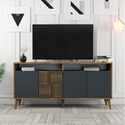 Тумба Mirage Meble Milan 160 (Anthracite/Walnut) Thumb