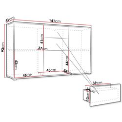 Tumba Mirjan24 Alekto/Gesita K3D2SZ AK02 (White) Thumb