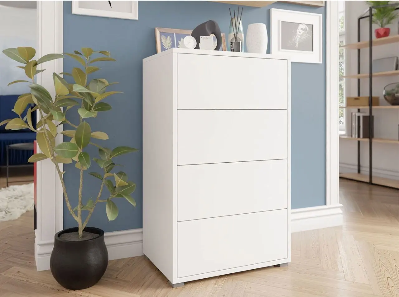 Комод Mirjan24 Alekto/Gesita K4SZ AK04 (White) - 3