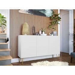 Tumba Mirjan24 Animere AK144/Narine K144 (White/White Marble/Gold)