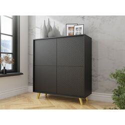 Тумба Mirjan24 Asporiz 06/Apollo 100 (Black/Gold)