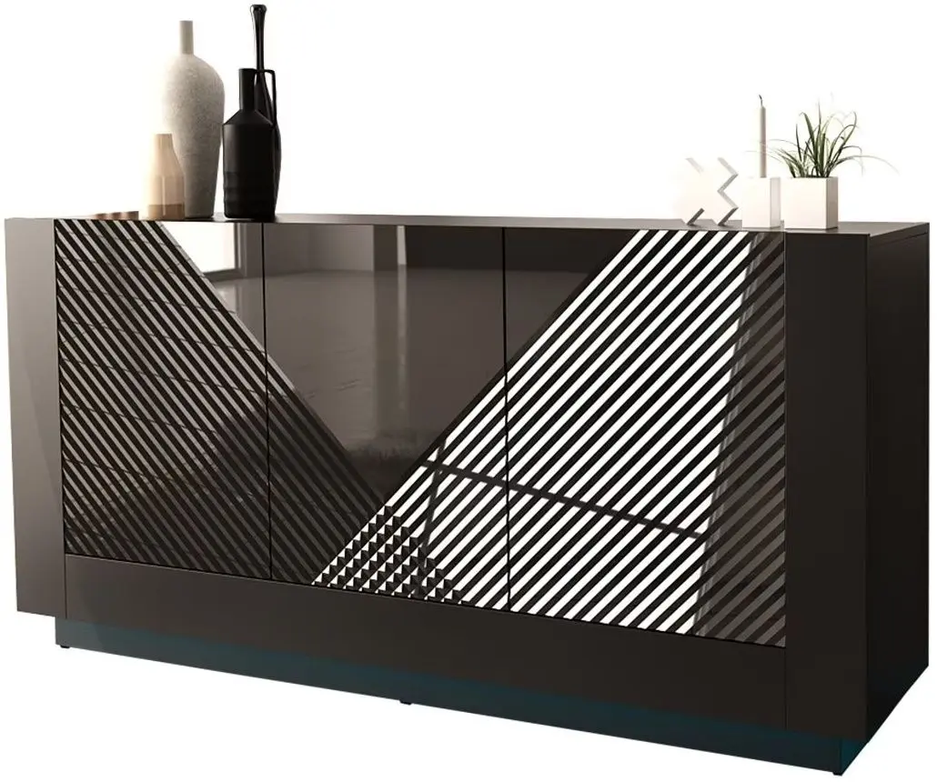 Tumba Mirjan24 Atmarien 02/Passion LED (Black Gloss/Black)