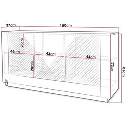 Tumba Mirjan24 Atmarien 02/Passion LED (White Gloss/White) Thumb