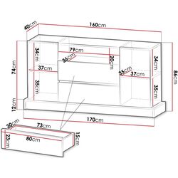 Tumba Mirjan24 Bariput 04/Mercado (Black Gloss/Black/Gold) Thumb