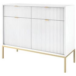 Tumba Mirjan24 Mijano MKSZ104/Nova KSZ104 (White/Gold) Thumb