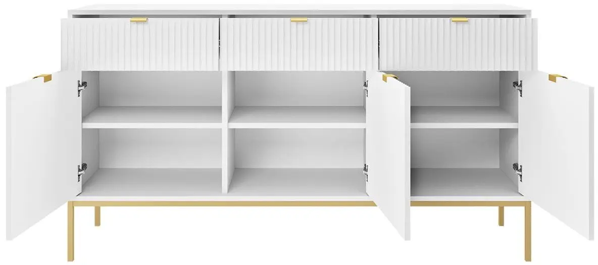 Tumba Mirjan24 Mijano MKSZ154/Nova KSZ154 (White/Gold)