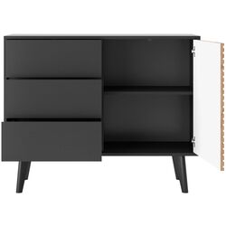 Tumba Mirjan24 Mostero MSKSZ104/Willow KSZ104 (Artisan Oak/Black) Thumb