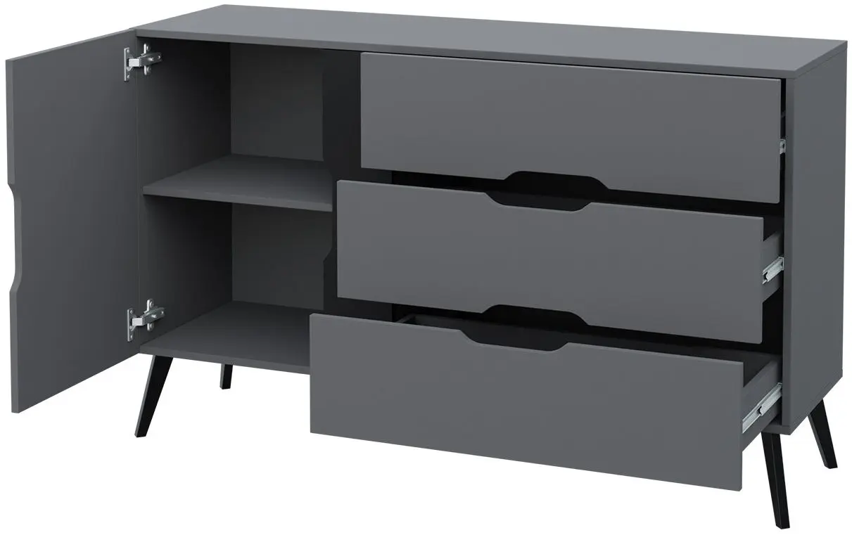 Tumba Mirjan24 Motez/Dazel 1D3S (Gray/Black)