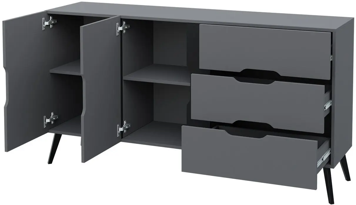 Tumba Mirjan24 Motez/Dazel 2D3S (Gray/Black)