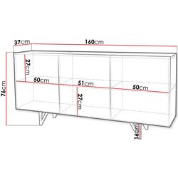 Тумба Mirjan24 Nivotis 03/ Radom (Black Gloss/Black) Thumb