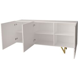 Tumba Mirjan24 Nivotis 03/ Radom (White Gloss/White) Thumb