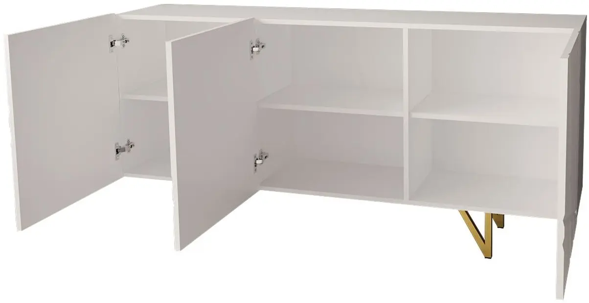 Tumba Mirjan24 Nivotis 03/ Radom (White Gloss/White) - 3