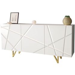 Тумба Mirjan24 Nivotis 03/ Radom (White Gloss/White)