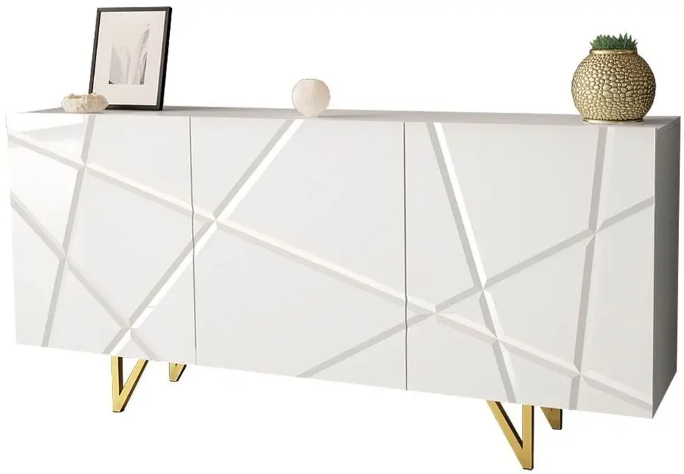 Tumba Mirjan24 Nivotis 03/ Radom (White Gloss/White)