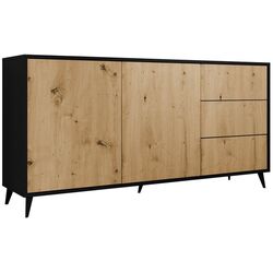 Tumba Mirjan24 Oksawi/Ovessi 2D3SZ (Artisan Oak/Black) Thumb