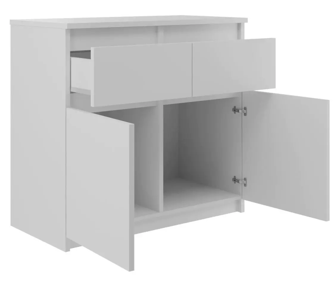 Тумба Mirjan24 Purtiko/Pateni 2D2S (White) - 2