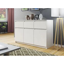 Тумба Mirjan24 Purtiko/Pateni 3D3S (White) Thumb