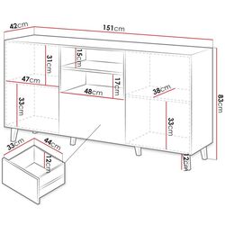 Tumba Mirjan24 Tilderi Grey 150/Vamos (Anthracite) Thumb