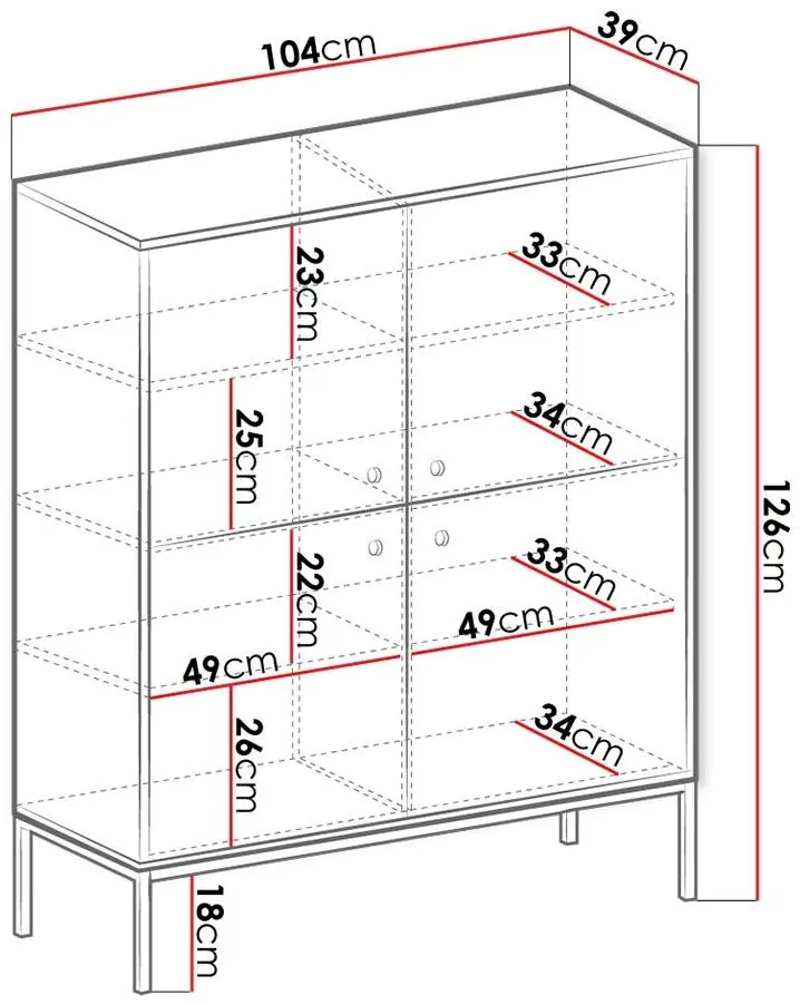 Tumba Mirjan24 Tonkor TK104/Mono MK104 (White/Gold)