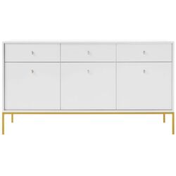 Comoda Mirjan24 Tonkor TKSZ154/Mono MKSZ154 (White/Gold) Thumb