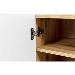 Тумба с биокамином Mirjan24 Tilderi 180/Vamos (Wotan Oak/Black) Thumb