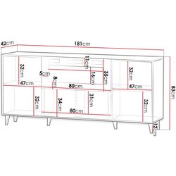 Tumba cu biosemineu Mirjan24 Tilderi Grey/Vamos 180 (Anthracite) Thumb