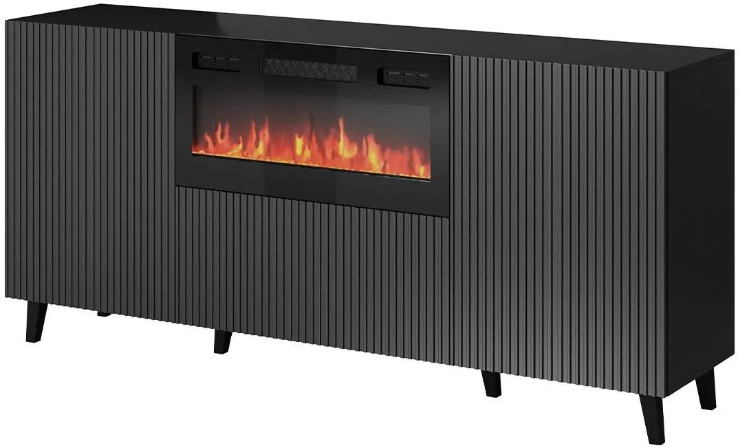 Tumba cu biosemineu Mirjan24 Tilderi Grey/Vamos 180 (Anthracite)