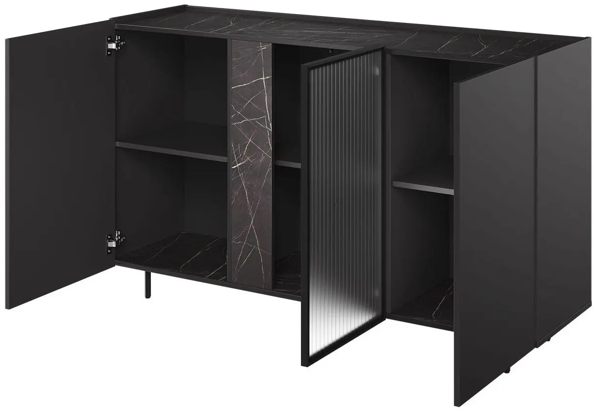 Tumba-vitrina Mirjan24 Salzo SL06 (Graphite/San Sebastian)